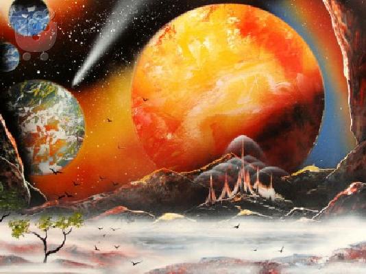Ιδιαίτερα Μαθήματα Spray paint art (Ζωγραφικής)